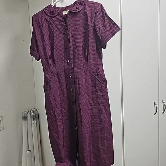 Vintage Demi Tasse dress Union made ILGU see measurements for sizing. - Picture 12 of 15